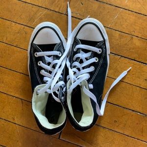 black high top converse